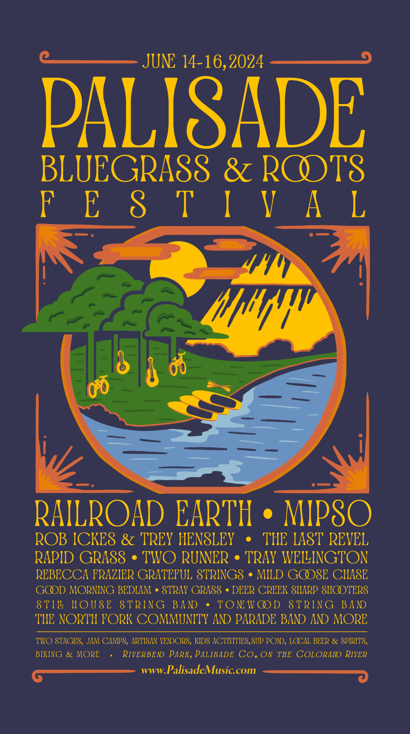 Schedule Palisade Bluegrass Festival